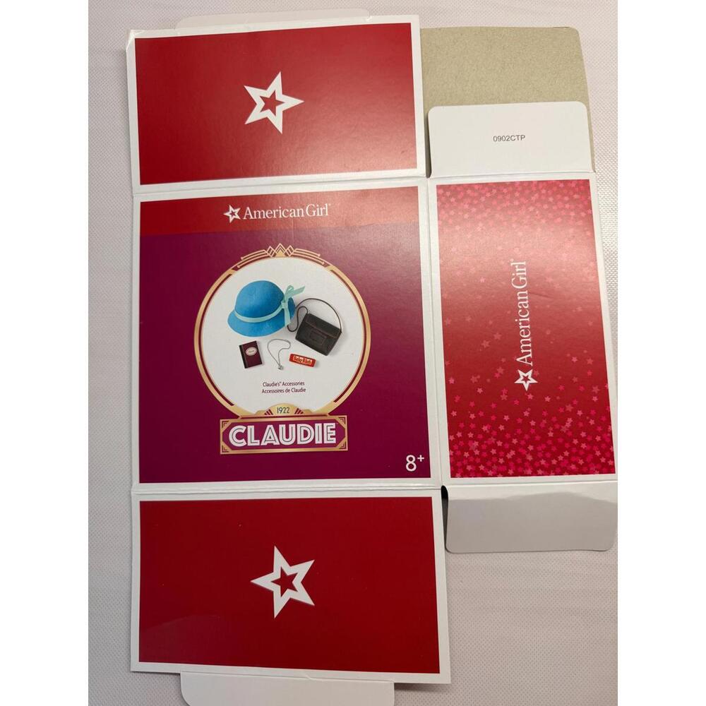 American Girl EMPTY BOX Claudie's Accessories